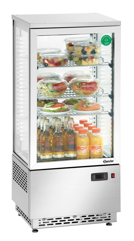Witryna chłodnicza nablatowa CrNi DG 78L | Bartscher 700478G