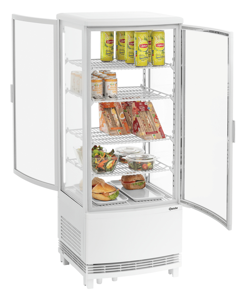 Witryna chłodnicza Mini 98L2T biała | Bartscher 700498