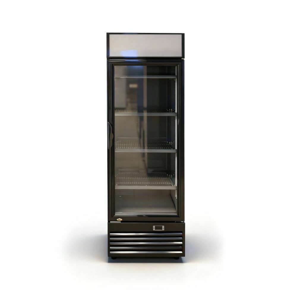 Szafa chłodnicza przeszklona czarna 268L | PROBOX PXLG 268F BLACK