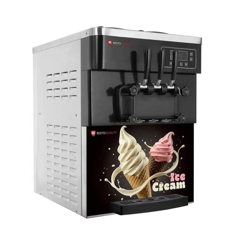 Maszyna do lodów włoskich | automat do lodów soft | nocne chłodzenie | 2 smaki + mix | pompa napowietrzająca | 2x6l | Resto Quality RQICM 830 Cube
