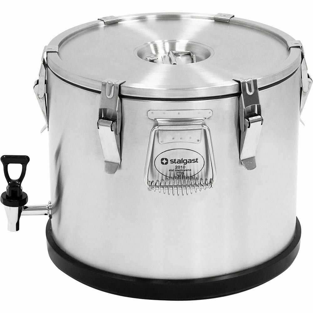 Termos stalowy z kranem 35L | Stalgast 052354