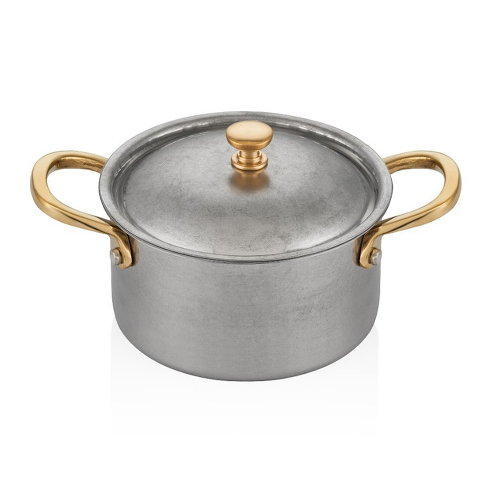 Garnek z pokrywą do serwowania Nostalgia vintage  Ø 120 mm | Stalgast 045025