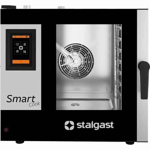 Piec konwekcyjno-parowy, STALGAST SmartCook, dotykowy, gazowy, 7xGN2/1, P 20 kW | Stalgast 9100054