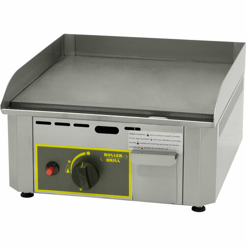 Płyta grillowa gładka, gazowa, P 3.2 kW | Roller Grill 777173 Stalgast