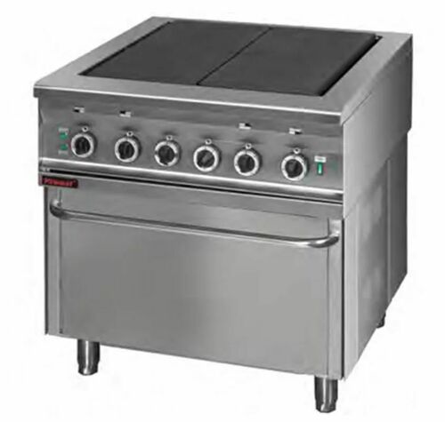 Gastronomiczna kuchnia elektryczna z piekarnikiem elektrycznym | Kromet 000.KEZ-4u/PE-2