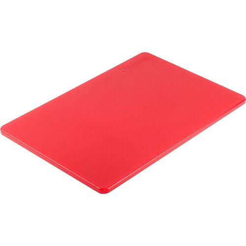 Deska do krojenia, czerwona, HACCP, 450x300 mm | Stalgast 341451