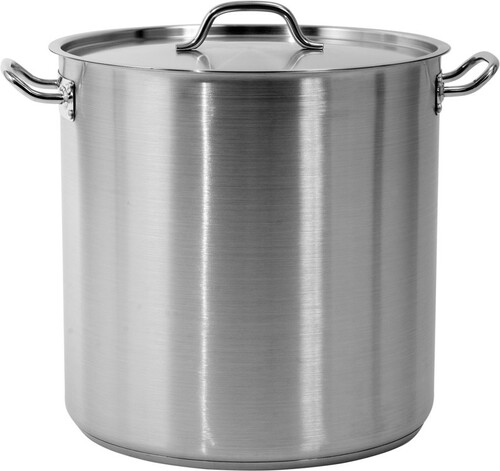 Garnek gastronomiczny wysoki z pokrywką ze stali nierdzewnej 40x40cm 50,3L Yato Gastro | Yato Gastro YG-00008