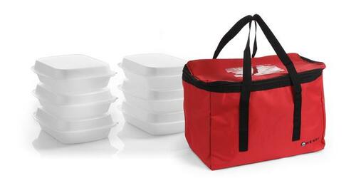 Torba termoizolacyjna, 6 pojemników lunchbox | Hendi 709849