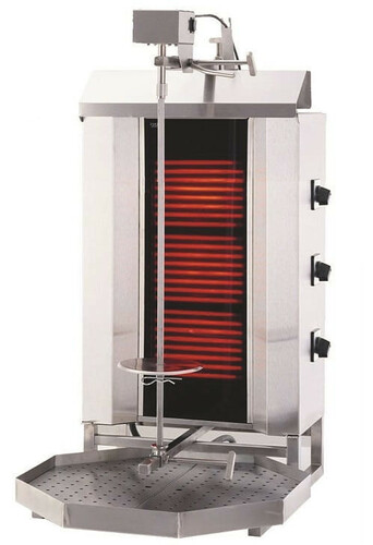 Gyros | opiekacz elektryczny do kebaba | 3 palniki | wsad 40kg KLG230 | Resto Quality KLG230