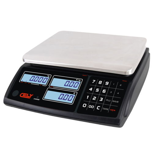 Waga kalkulacyjna, zakres ważenia 3/6, płaska, akumulator, RS232 | Dibal PI-100S RS 3/6 kg