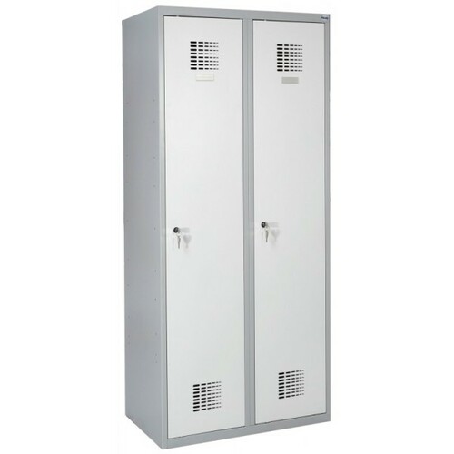 Szafka, szafa ubraniowa (socjalna) BHP Sum 420W, 80 cm 2 drzwiowa, przegrody | MALOW Malow BHP 80 cm