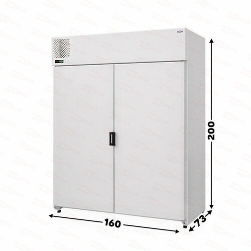 Szafa chłodnicza zapleczowa 2-drzwiowa bez wentylatora RAPA SCh-Z 1600 AG