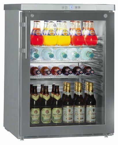 Profesjonalna szafa chłodnicza na butelki FKUv 1663 (LED) | 600×615×830 mm | Liebherr FKUv 1663