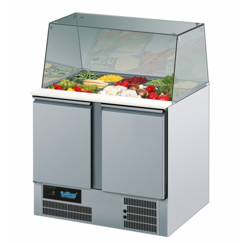 Saladetta z nadstawką szklaną GN 1/1 | Rilling AKTSA79500EV