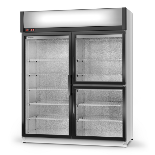 Szafa chłodnicza Rapa Sch-S 1200/3D - agregat górny, przeszklona | RAPA Sch-S 1200/3D AG