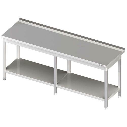 Stół przyścienny z półką 2000x600x850 mm spawany | Stalgast 980056200