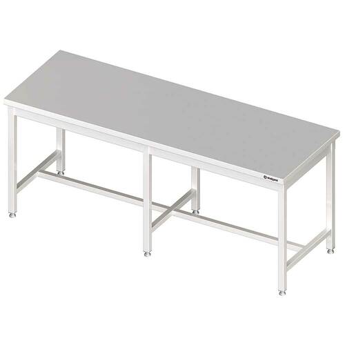 Stół centralny bez półki 2200x800x850 mm spawany | Stalgast 980098220