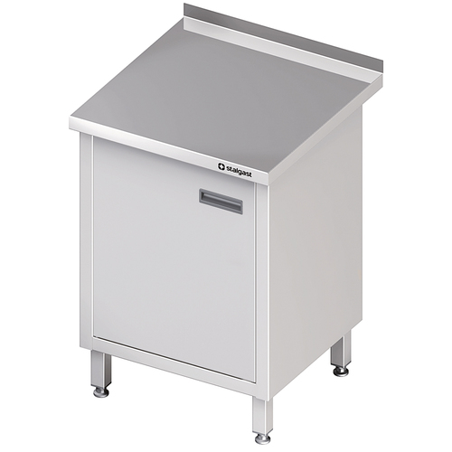 Stół przyścienny z drzwiami skrzydłowymi 500x600x850 mm | Stalgast 980146050