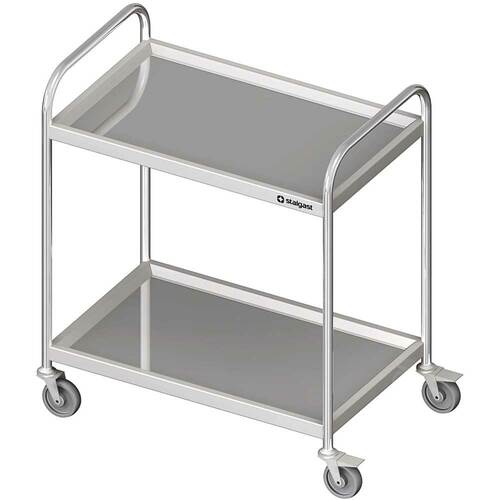 Wózek kelnerski dwupółkowy 1000x600x950 mm | Stalgast 982026100