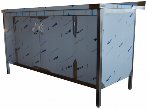 Stół nierdzewny zabudowany 150x80x85 cm Ikmet wzór IK5015 | IKMET IK5015