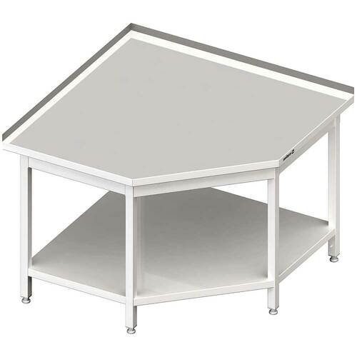 Stół przyścienny,narożny 700(L)x600x850 mm | Stalgast 980127060