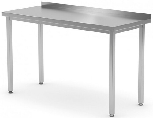 Stół nierdzewny przyścienny bez półki, spawany 1600x700x850 mm, Polgast | Polgast 101167