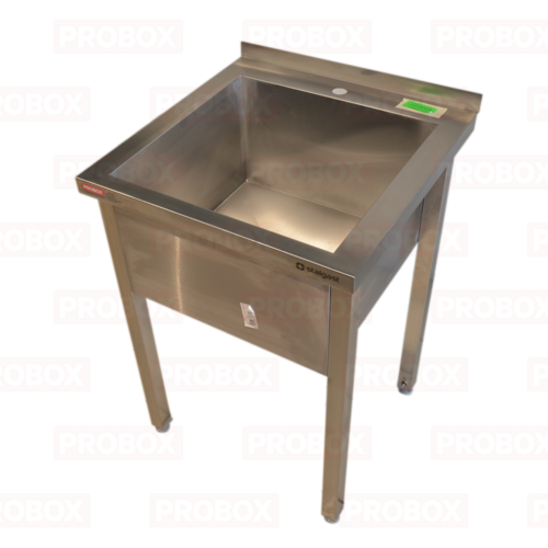Basen gastronomiczny jednokomorowy, spawany 600x600x850 mm wzór IK5004