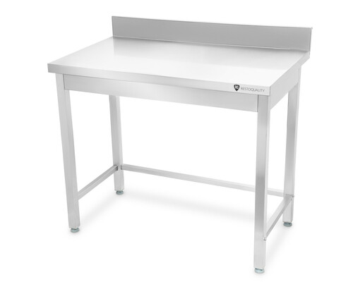 Gastronomiczny stół 1000x600x850 mm przyścienny bez półki, skręcany RQMSP6100 | Resto Quality RQMSP6100