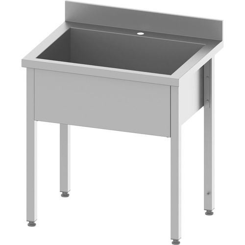Basen gastronomiczny głęboki nierdzewny 1-komorowy, skręcany 600×600×850 mm 951336060 | Stalgast 951336060