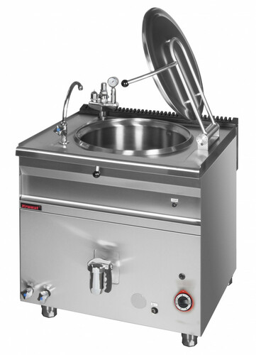 Kocioł warzelny pośredni gazowy 150l 21kW | Kromet 900.BGK-150