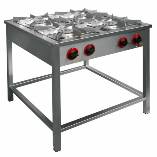EGAZ Trzon gastronomiczny gazowy 4-palnikowy, 900x700x850 mm | Egaz TG-4725.II