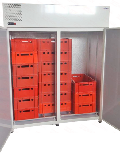 Szafa chłodnicza - Komora chłodnicza - na 21 skrzynek z mięsem - 3 klasa klimatyczna | RAPA Sch - Z 1600 / AG / 21-E2...