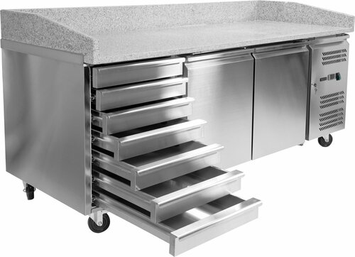 Stół chłodniczy 2-drzwiowy do pizzy 580L | Yato Gastro YG-05310