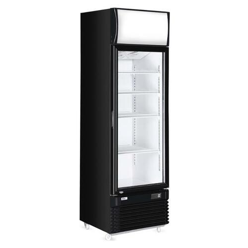Witryna chłodnicza z podświetlanym panelem 1-drzwiowa 360 litrów 233788