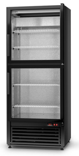 Szafa chłodnicza przeszklona na nabiał RAPA Ecoline Sch-S 625/2D | RAPA Sch-S 625/2D Ecoline