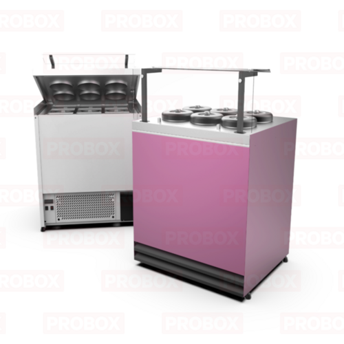 Lada do lodów Apollo - Cebea, 915x800x1480 mm | CEBEA Apollo 915