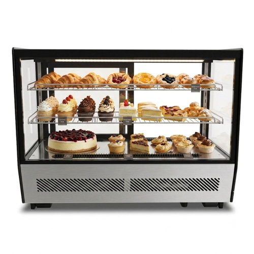 Witryna chłodnicza z szybą prostą 160l | PROBOX PXRTW-160L-5