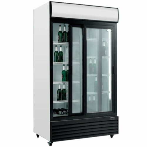 Szafa chłodnicza przeszklona 800L | drzwi przesuwne | Resto Quality RQ801SL (SD801SL)