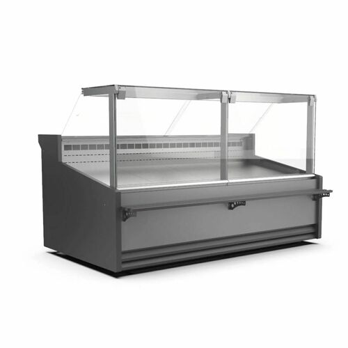 Lada chłodnicza Carmen WCh-8/1 LS-080 | 1570x1165x1240/1260 mm | chłodzenie wymuszone | szyby na siłownikach