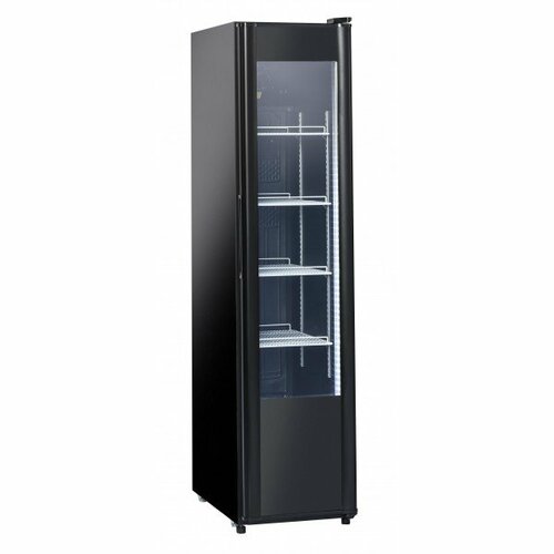 Szafa chłodnicza przeszklona czarna 300L | PROBOX PXRC300BM CZARNA
