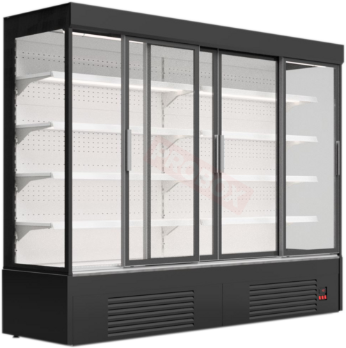Regał chłodniczy z drzwiami przesuwnymi - Mawi, GRANDIS SGD 0.9 3830x904x1990 | Mawi GRANDIS SGD 3.75 - 0.9