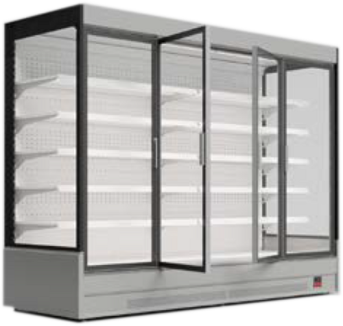 Regał chłodniczy z drzwiami uchylnymi - Mawi, MODUS HGD MAX 0.9 1250x904x2200mm | Mawi MODUS HGD MAX 0.9 1.25