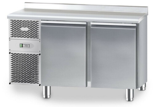 Stół chłodniczy o wym. 1325x700x850 mm | Dora Metal DM-S-94002.0.0 BS/AS