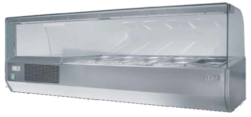 Nadstawka chłodnicza 1470x350x453 mm 6xGN1/4 | Dora Metal DM-94050.6