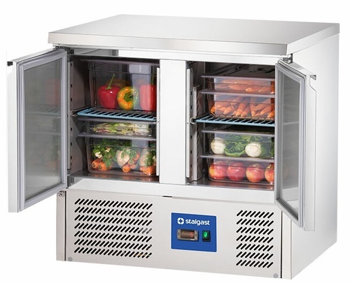 Stół chłodniczy 2-drzwiowy z agregatem dolnym 240L | Stalgast 832029