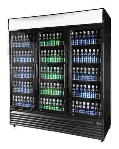 Szafa chłodnicza 3-drzwiowa przeszklona czarna 1600L | Resto Quality RQ1500H-BLACK