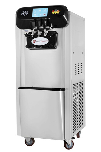 Maszyna do lodów włoskich | automat do lodów soft | 2 smaki + mix | wolnostojąca 2x72-l | Resto Quality RQ369C