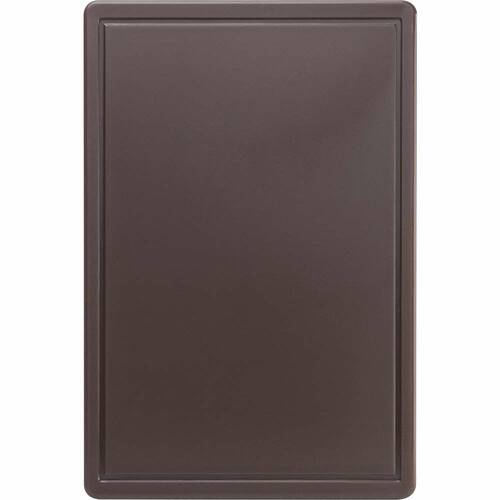 Deska do krojenia, brązowa, HACCP, 600x400x18 mm | Stalgast 341636