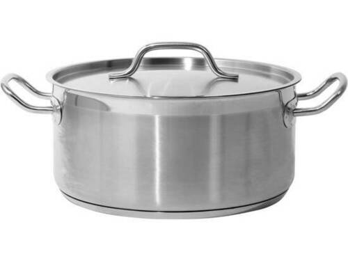 Garnek niski nierdzewny z pokrywką 12,9L | Yato Gastro YG-00043