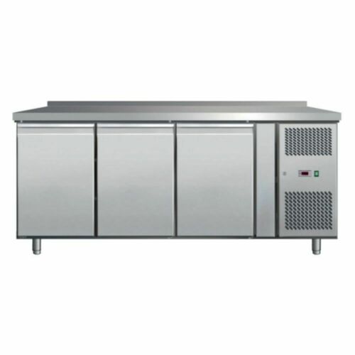 Stół mroźniczy 3-drzwiowy - blat z rantem MFT-3D | Redfox 00028539